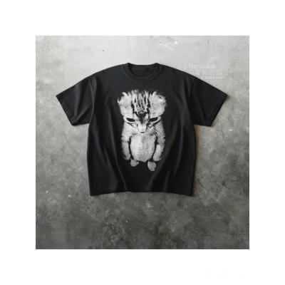Sad Kitten Meme Standing Cat T-Shirt