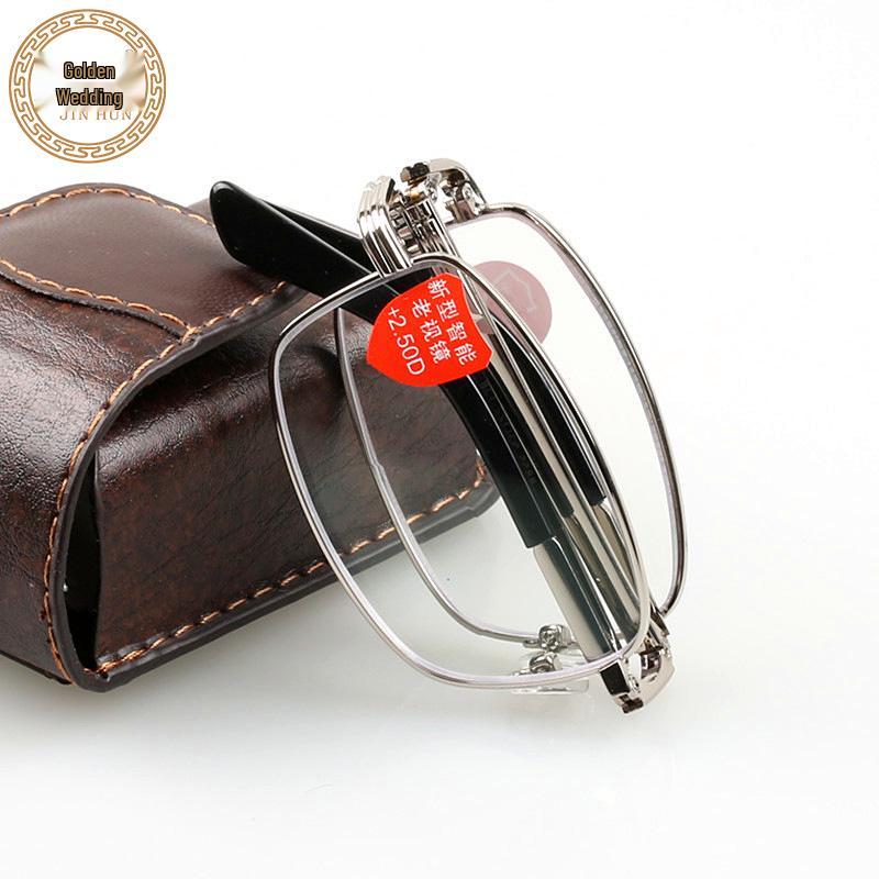 Folding Dual-Focus Anti-Blue Light Reading Glasses for Men & Women 