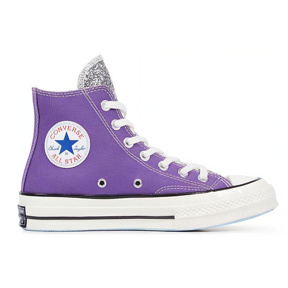 Chuck 70 Chiara x Chuck 70 Wmns Converse High 'Silver Glitter Purple' Women's 563832C