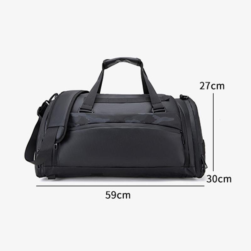 Borsa da viaggio multifunzionale: Borsa Fitness Grande Capacità per Uomini e Donne per Viaggi Brevi. Perfetto per gli affari o lo sport yoga.