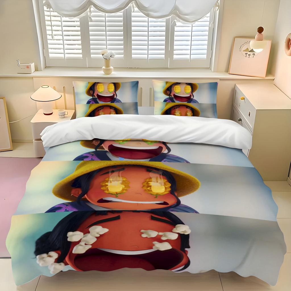 K-Pop: Juego de Funda Nórdica Demon Hunters Ropa de Cama Linda con Fundas de Almohada Gran Regalo Decoración de Habitación Infantil Perfecto para Habitación de Invitados Hogar