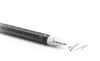 TROIKA Ballpoint Pen with Centimeter and Inch Black Multi-Function Ruler, Level, Multi-Pen, Construction,