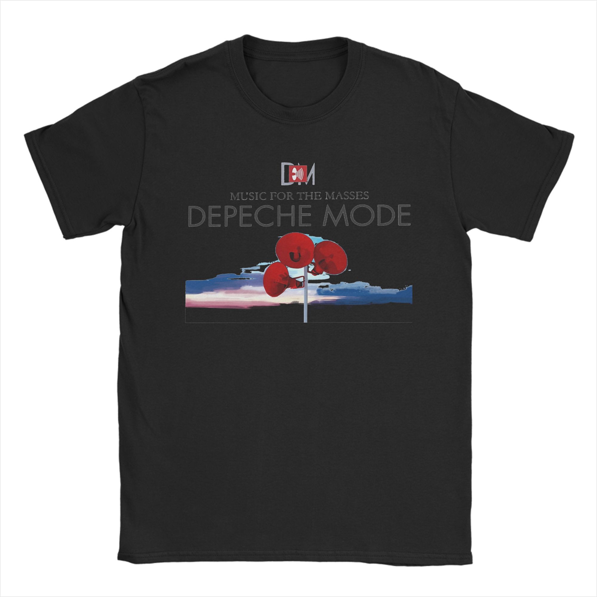 

Круті футболки Depeche Cool Mode для чоловіків, з круглим вирізом, 100% бавовна, футболки 2024 World Tour, з коротким рукавом, дорослі топи 5XL різнокольоровий