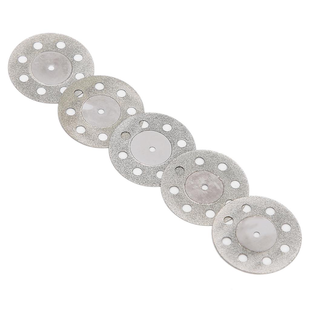 5 stücke Dental Diamant Disc Doppelseitig Montiert Dünne Diamant Scheiben für Dental Schneiden(9# )