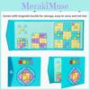 Educational Magnetic Wooden Sudoku Toy Kids Logical Thinking Cognitive Develope