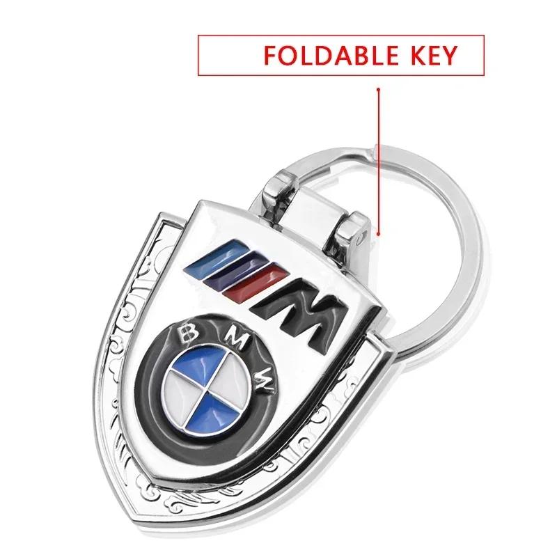 1 Pcs Car Keychain Creative Double-sided Epoxy Metal Key Ring For BMW M E39 E36 E60 E90 E3A4 E46 F30 F10 F20 X5 E53 E34 X1 X5