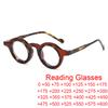 Fashion Small Round Double Color Women Reading Glasses Retro Punk Eyeglasses Frame Men Clear Lens Presbyopia Eyewear UV400