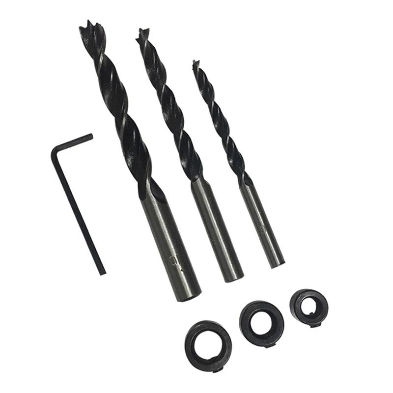 7/14 pcs 15 Degree Angle Drill Guide Set Woodworking Inclined Hole Locator Hole Punch Punch Locator DIY Woodworking Tool