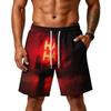 Men's Loose Shorts with Pockets - Layer Fabric Gym Training Beach Shorts