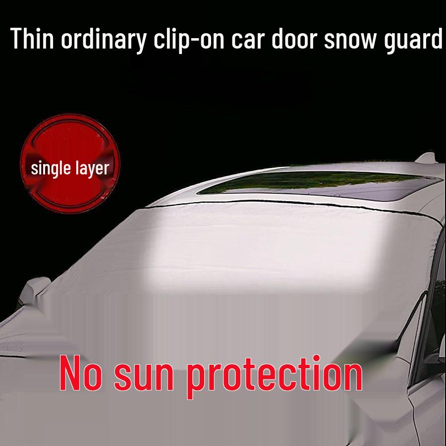 Magnetic Universal Car Sunshade Heat-Insulating Half Cover