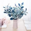 Artificial Eucalyptus Leaves Flowers Branch Fake Plant Decoration for Wedding Home Flower Arrangement Blue Pink Eucalyptus Decor