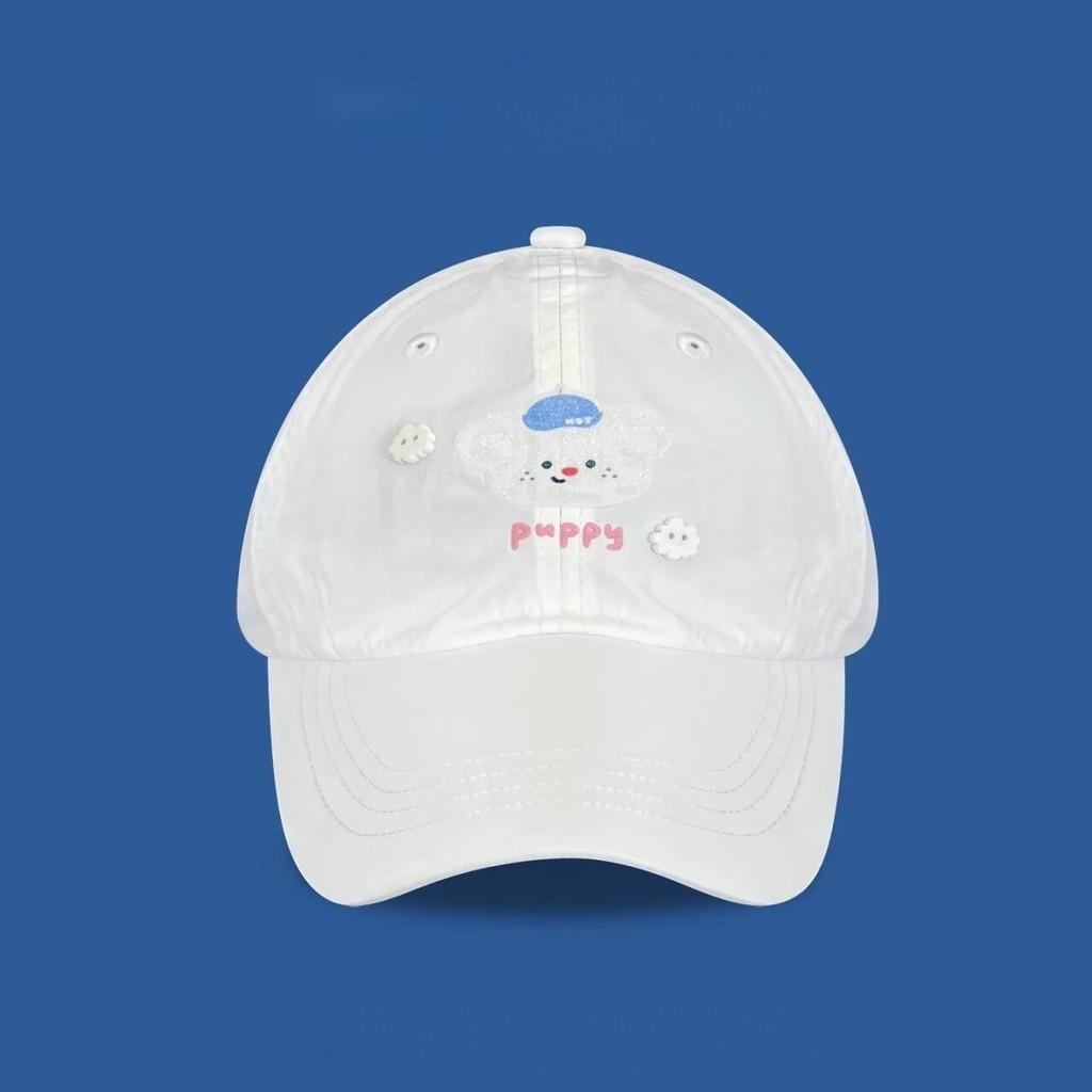 Cloud Dog Cartoon Embroidered Baseball Cap With Sun Protection For Spring Summer Casual Wear