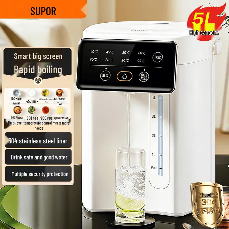 SUPOR 5L Electric Water Kettle with 8-Stage Temperature Control