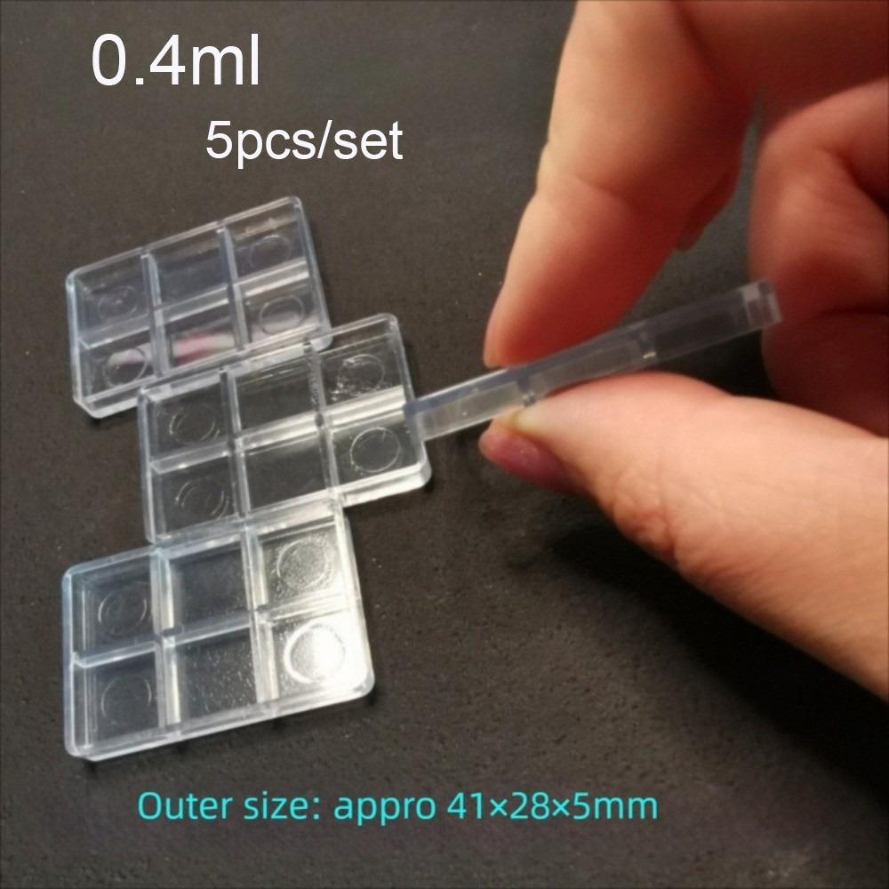 5/20/50pcs Mini Size Pigment Box Plastic Paint Pans Watercolor Pans  DIY Watercolor Oil Painting
