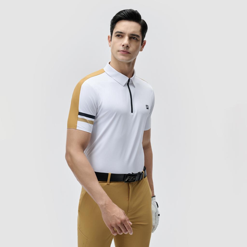 New FILA Polo Shirts Men's Jade White A11M435113FWT