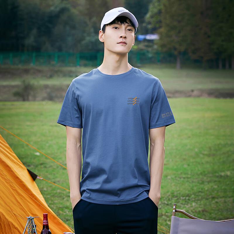 Tuoluzhe Men's Summer Pure Cotton Round Neck Short Sleeve T-Shirt