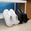 Einfache Modische Damen-Schlupfschuhe mit Lochmuster für den Innen- und Außenbereich (Unisex, Einfarbig)