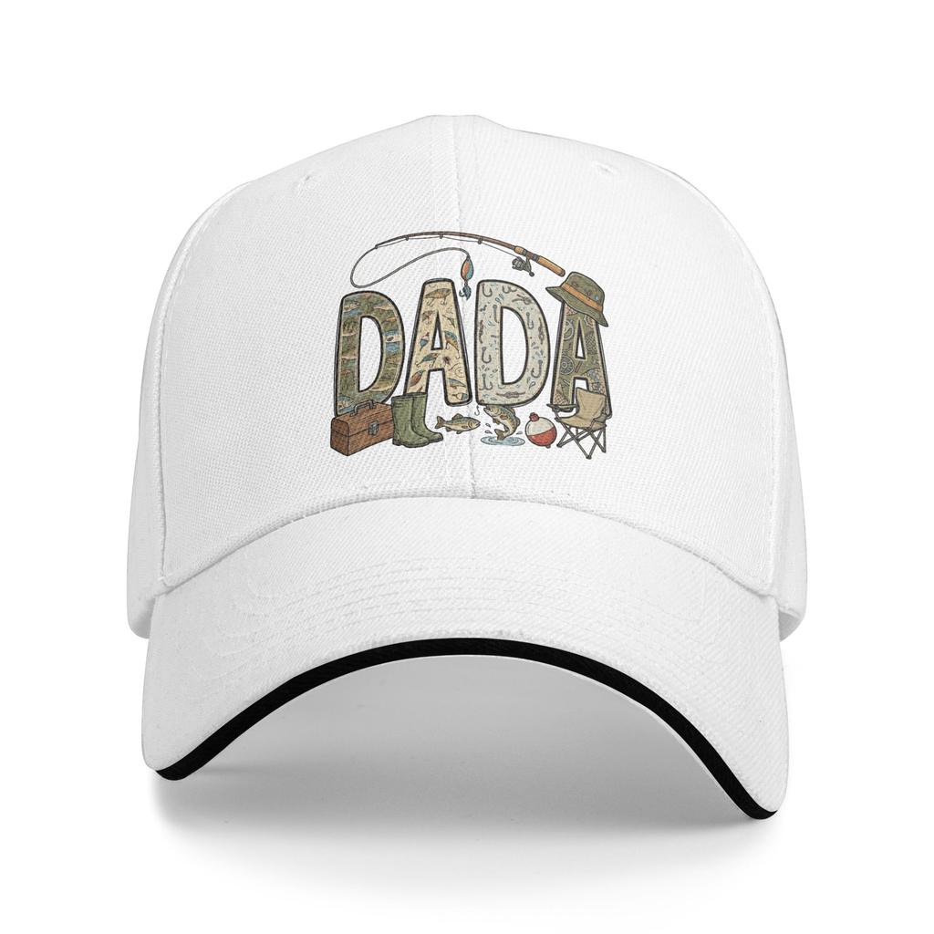 Baseball Cap Dada of The Big One Fishing Unisex Baseball Caps Fathers Day Unique Design Caps Outdoor Running Golf Gift Snapback Cap