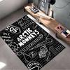 Arctic Monkeys Band Text Collage Rug Non-slip Rug Suitable for Living Room and Bedroom Sofas.
