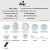 ZISIZ Spring Serenity Bone China Dinnerware Set