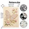 Pearl painting set 5D pearl mosaic art style butterfly and flowers home wall decoration.