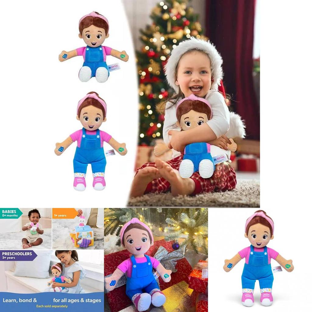 Adorable Ms Rachel Plush Doll Soft Cotton Stuffed Toy For Kids With Comforting Features