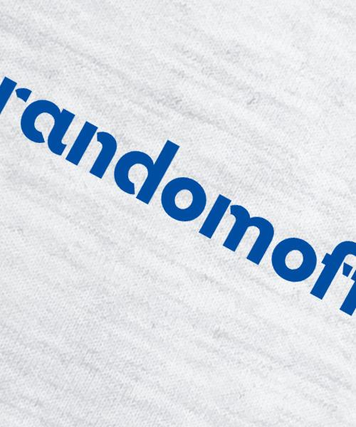 RANDOMOFF Basic Logo Mini Straight Training Pants [Baekmerange]