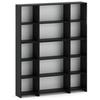 Office Bookshelf Black 150cm Bookshelf Toy Cabinet