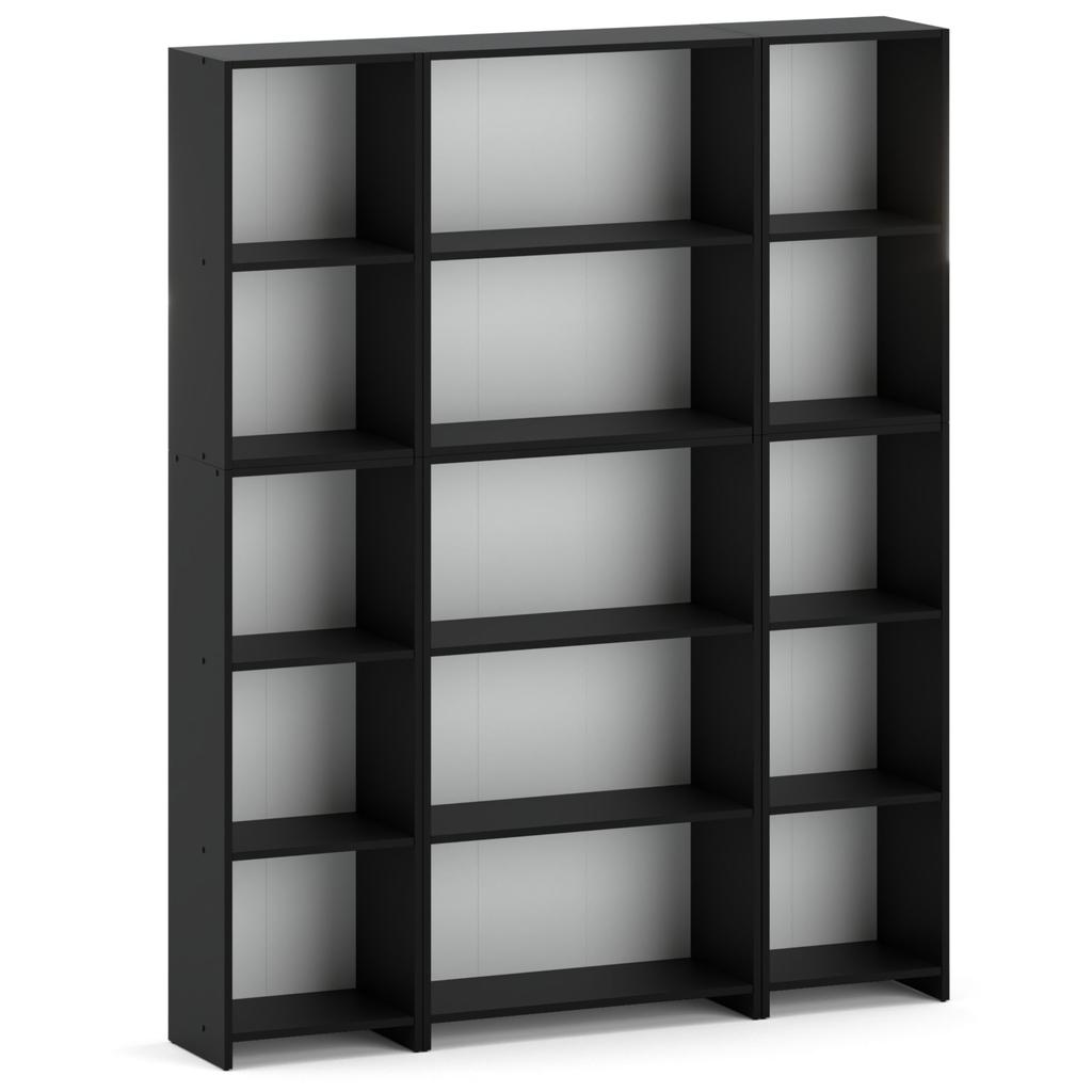 Office Bookshelf Black 150cm Bookshelf Toy Cabinet