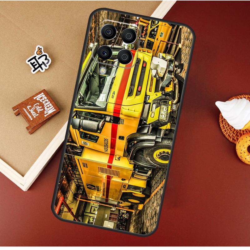 Fire Truck Case For Samsung Galaxy M16 M36 M56 M06 M52 M32 M12 M54 M34 M14 M35 M55 M15 M11 M31 M13 M53