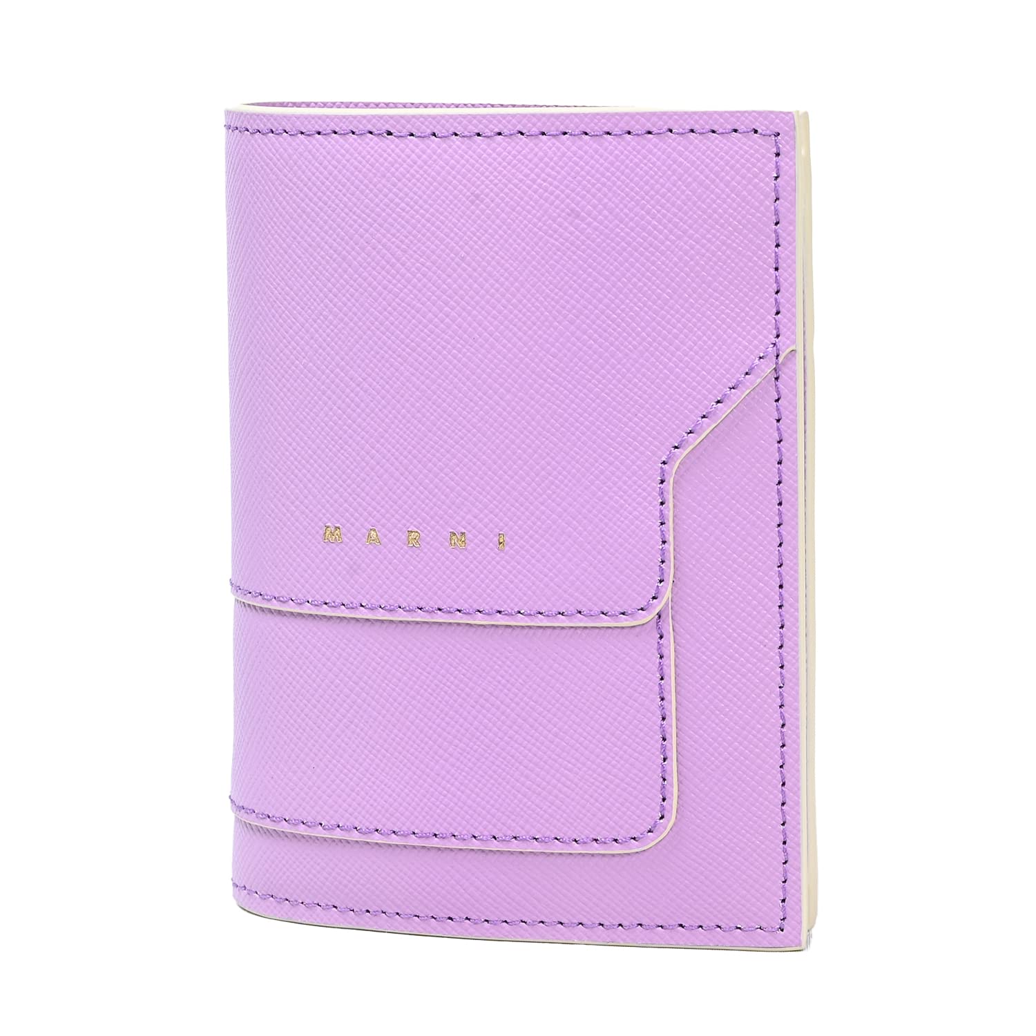 

Marni Bifold Wallet Compact Wallet Saffiano Leather Light Lila PFMOQ14U07 LV520 Z617W Women s [Item]