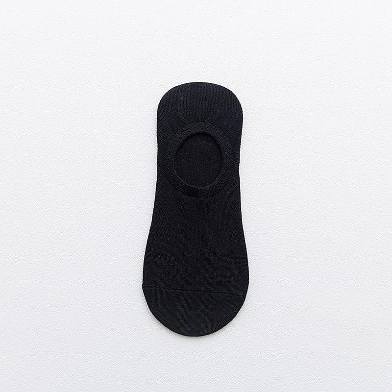 Female Spring and Summer Thin New Color Cotton Silicone Non Slip Shallow Mouth Do Not Fall with Invisible Socks