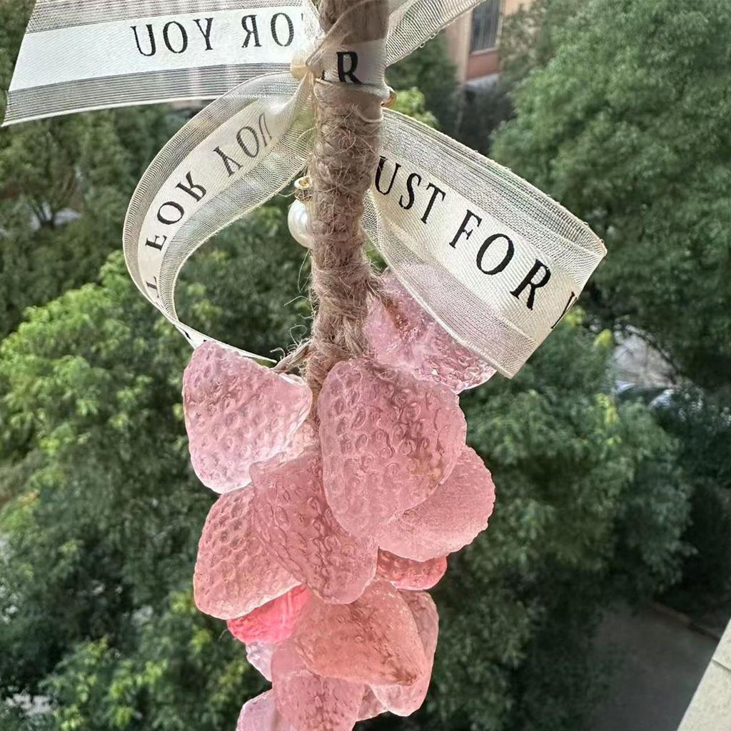 Face Bar Soap Strawberry Shaped Cleansing Soap On A Rope Aesthetic Decorative Lightening Cleanser Moisturizing For Skin Care Men