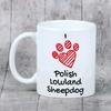 Polish Lowland Sheepdog, PON, Valee Sheepdog - Cup with a Dog, Cute Cup with Graphics, a Gift with Your Photo from the Art-Dog Brand