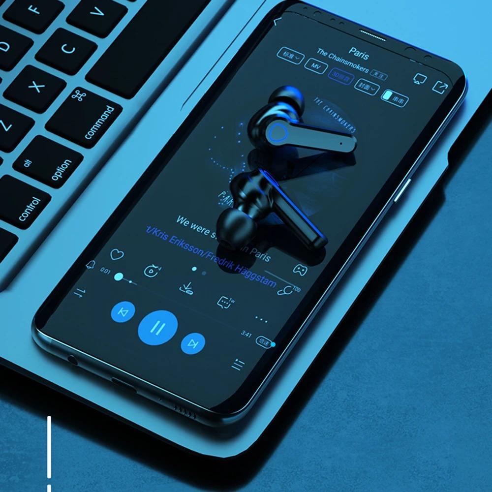 M19 headset TWS Earphone Intelligente Touch Control Wireless Bluetooth-compatible Headphones Waterproof LED Display With Mic