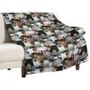 Bryce Hall Collage Throw Blanket Blankets For Bed Camping Decorative Sofa Weighted Hairy Wednesday Blankets