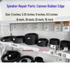 Rubber Edge Rings for Speakers: 6.5, 8, 10, 12 Inch