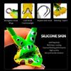 3Pcs Soft Fishing Lures Propeller 3D Fishing Baits Frogs Topwater Swimming Lures Double Hook Frogs Baits Artificial Baits
