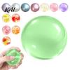 Pearlescent Ball Fidget Toys Shapeable Toy, Anxiety Relief Clear Squeeze Toy Fake Fruit Inside Stress for Kids Adults Tactile Sensory