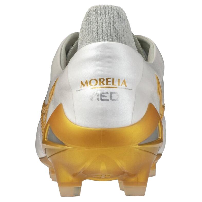 Mizuno Morelia Neo 4 Japan Bequem Weich Stützend Leichtgewicht Fußballschuhe Unisex Fußballschuhe Weiß Platin P1GA263050