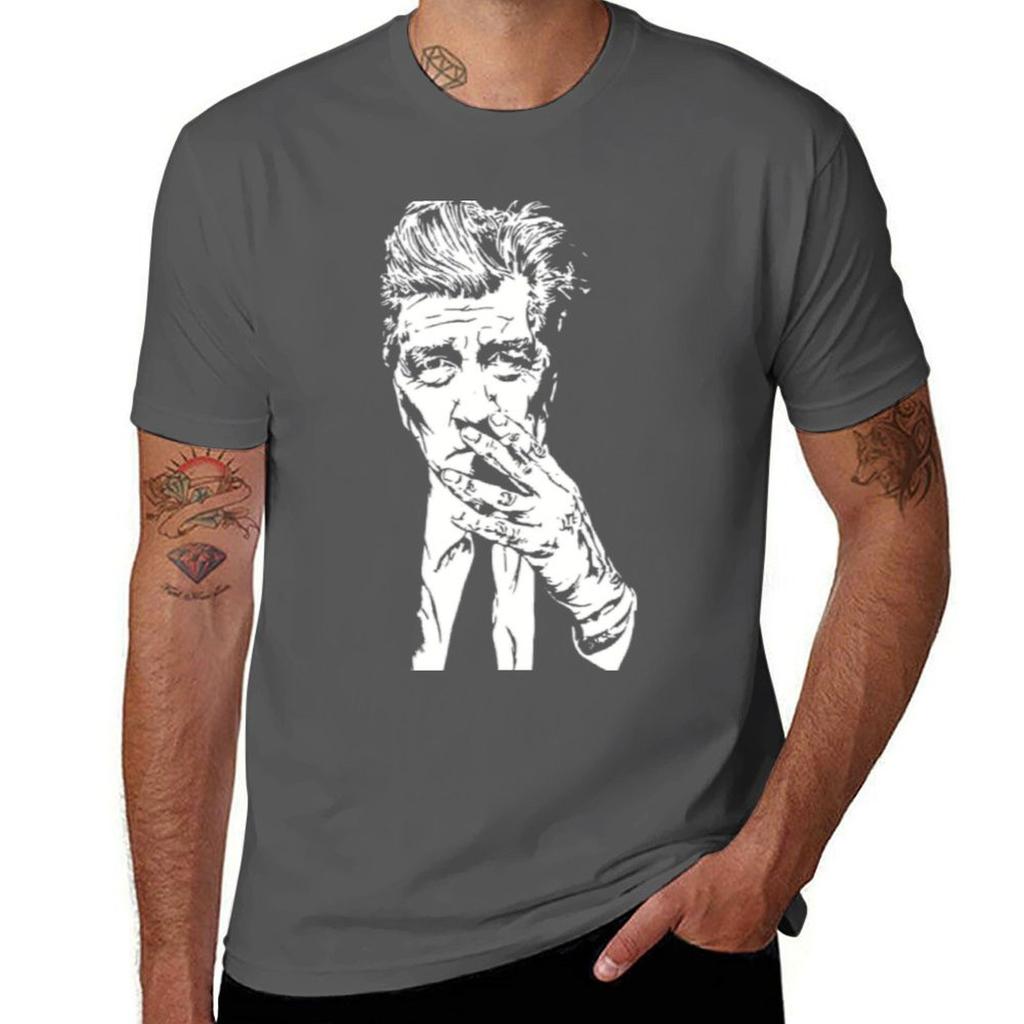David Lynch Tshirt Work Daily Short Sleeve Top Tshirt