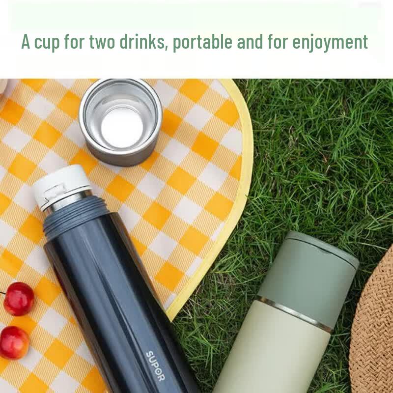 SUPOR 316L Stainless Steel Portable Tea Infuser Thermos 500ml