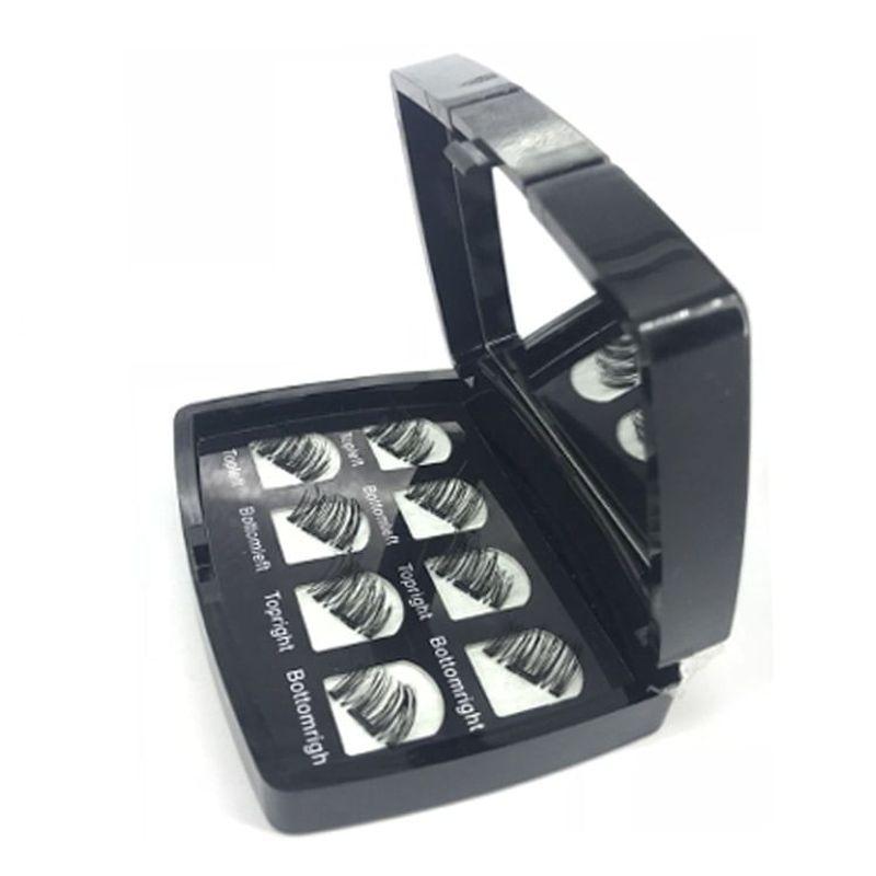 Lactacia - Magnetisches Multipack-Falsche Wimpern mit Spiegel-Etui (Verschiedene Designs)
