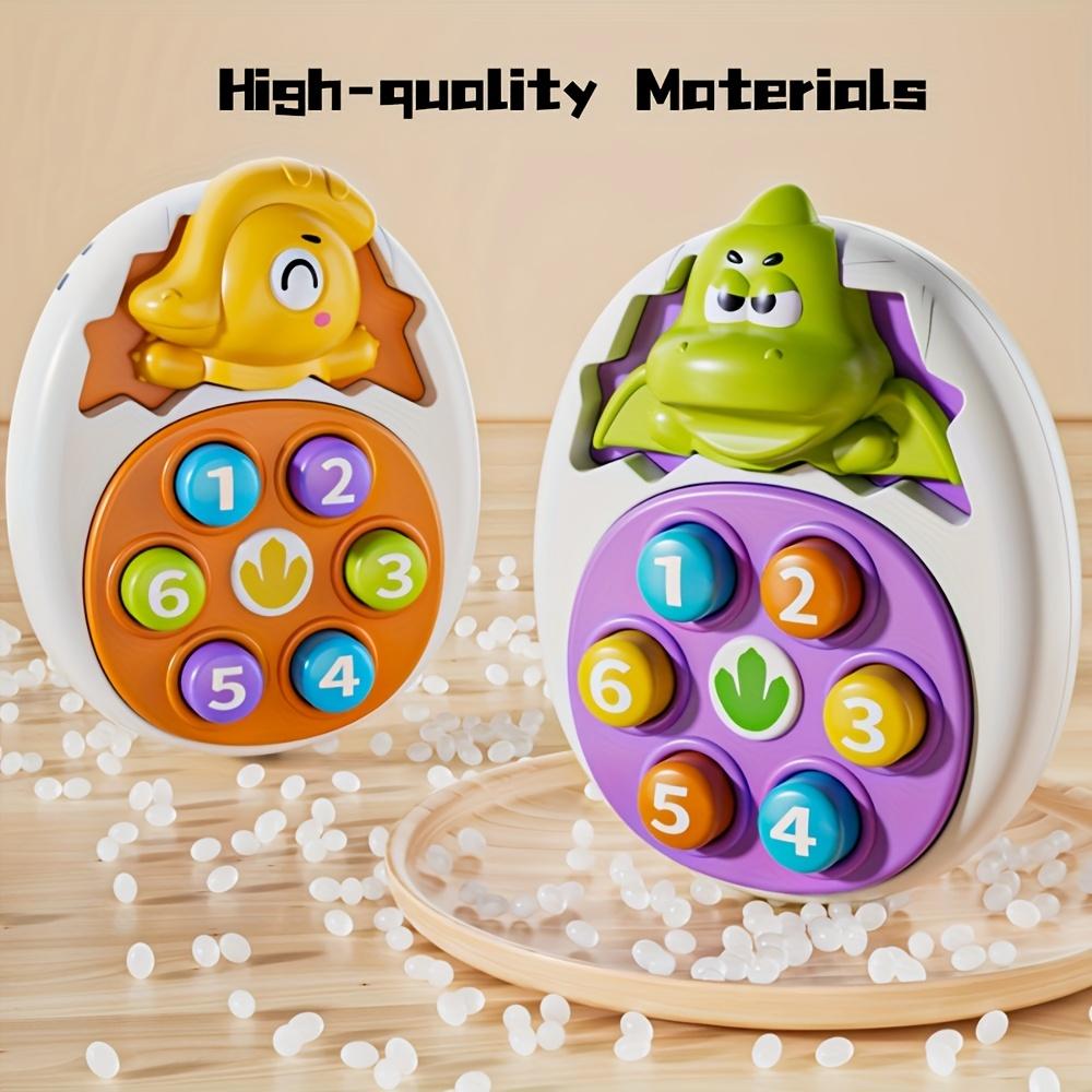 Dinosaur Press and Tap Enlightenment Toy - Interactive Learning with Vibrant Colors, No Electricity Needed, Perfect for Toddler