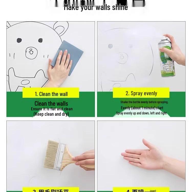 Newcomer Special: White Latex Wall Spray Paint - Moisture & Mold Resistant Repair Solution