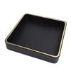 Perfume Tray Jewelry Trinket Organizer Tray Multipurpose Nightstand Organizer for Vanity Countertop Bedroom Black and
