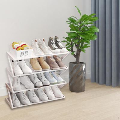 Shoe Organizer Rack Corner Display Easy Installation Shelf Stand for Dorm