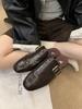 Fashion Office Slip-On Slippers For Women Outer Wear 2025 New Women's Solid Color Closed Toe Mules Breathable Side Openings Roman Sandal