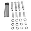 24PCS Install Adjustable Pushrods Kit with Cover 0928 0023 Fit for Twin Cam MODELS Motorcycle 1999 To 2017