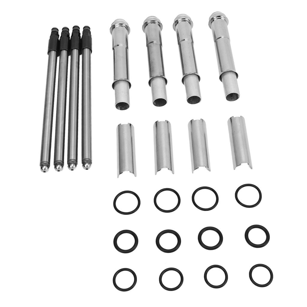 24PCS Install Adjustable Pushrods Kit with Cover 0928 0023 Fit for Twin Cam MODELS Motorcycle 1999 To 2017